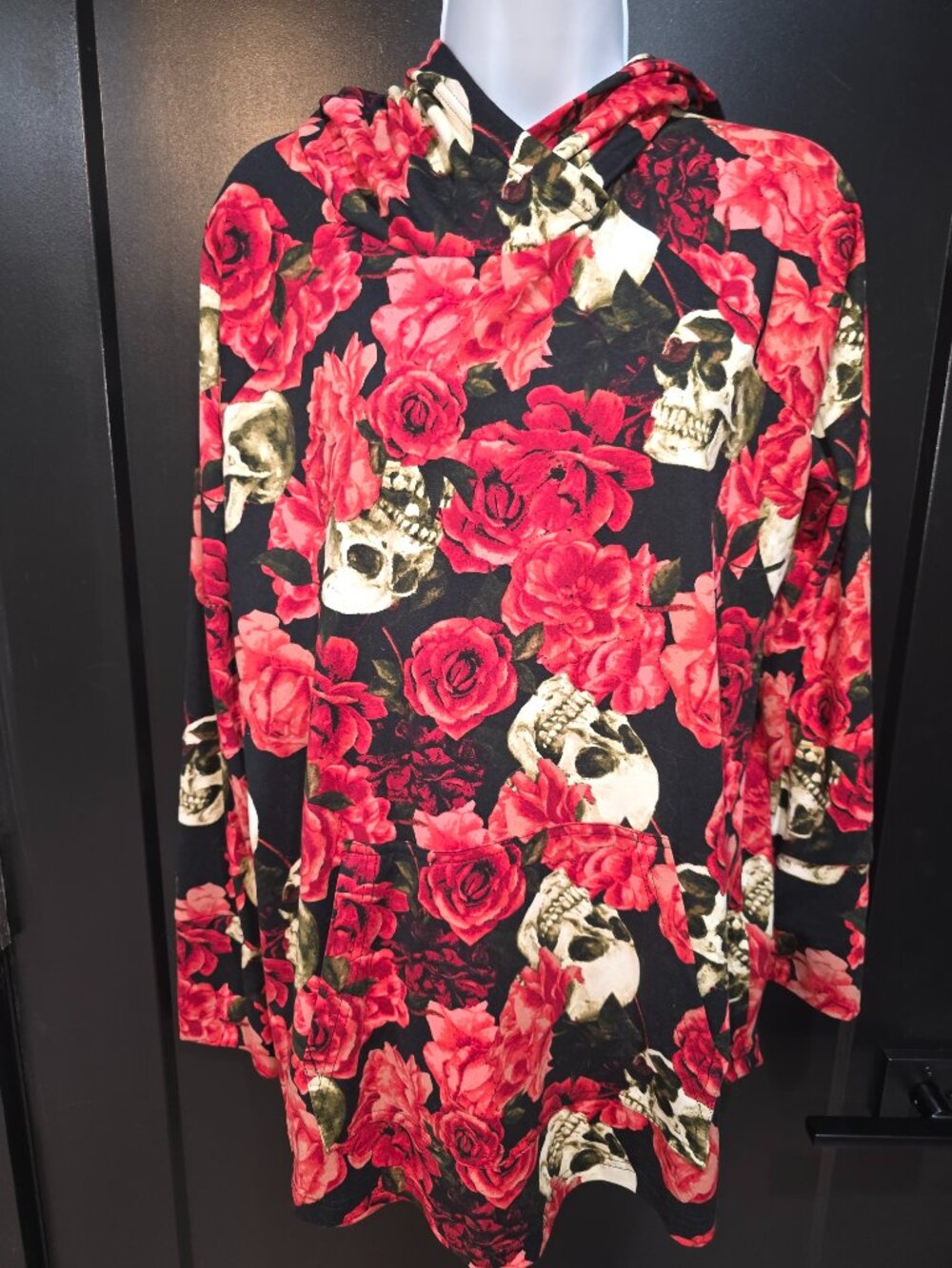Lularoe Skull Amber Hoodie Sz L